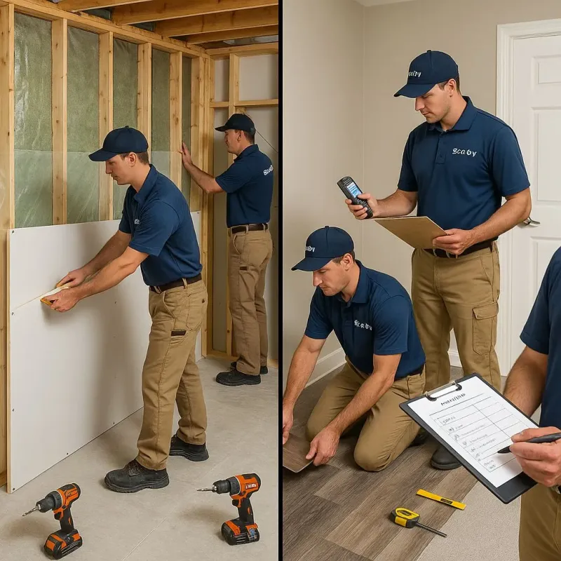 Repairs and Reconstruction process in Portsmouth, RI